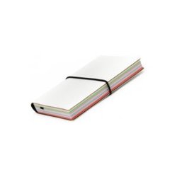 Ciak Ruled Rainbow Notebook Pocket White
