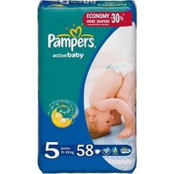 Pampers Active Baby 5 / 58 pcs