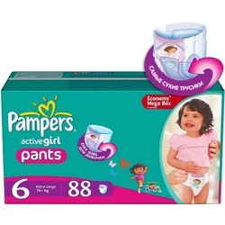 Pampers Active Girl 6 / 88 pcs