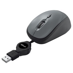 Trust Yvi Retractable Mouse (черный)