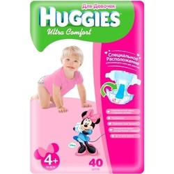 Huggies Ultra Comfort Girl 4 Plus / 40 pcs