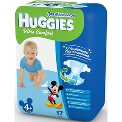 Huggies Ultra Comfort Boy 4 Plus / 17 pcs