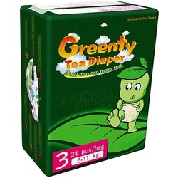Greenty Tea Diaper 3 / 24 pcs