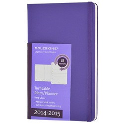 Moleskine 18 months Turntable Weekly Planner Pocket Purple