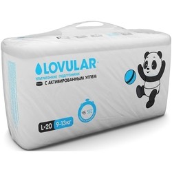 Lovular Diapers Absorbed Carbon L / 20 pcs