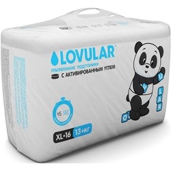 Lovular Diapers Absorbed Carbon XL / 16 pcs