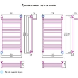 Sunerzha Bogema shelf 500x1000 (хром)