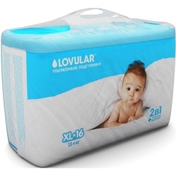 Lovular Diapers XL / 16 pcs