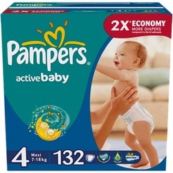 Pampers Active Baby 4 / 132 pcs