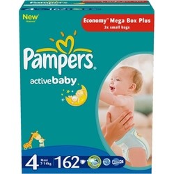 Pampers Active Baby 4 / 162 pcs