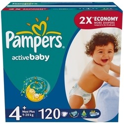 Pampers Active Baby 4 Plus / 120 pcs