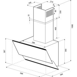 Krona Irida 600 Push Button (белый)