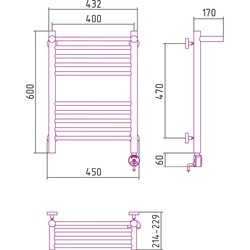 Sunerzha Bogema-E shelf 400x600 (бронзовый)