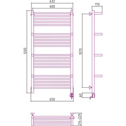 Sunerzha Bogema-E shelf 600x1200-2 (бронзовый)