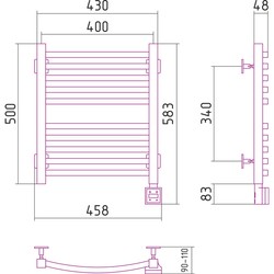 Sunerzha Arkus 400x500 (золотистый)