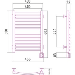 Sunerzha Arkus 400x600 (золотистый)