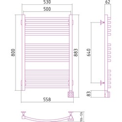 Sunerzha Arkus 500x800 (золотистый)