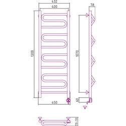 Sunerzha Elegiya-E 400x1200 (золотистый)