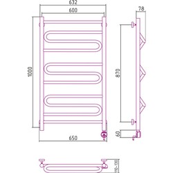 Sunerzha Elegiya-E 600x1000 (золотистый)