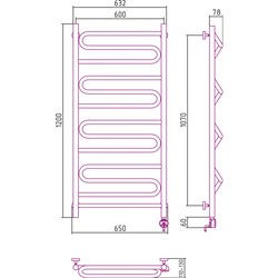 Sunerzha Elegiya-E 600x1200 (золотистый)