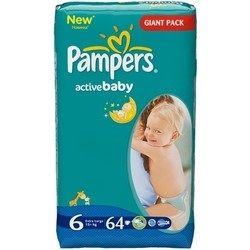 Pampers Active Baby 6 / 64 pcs