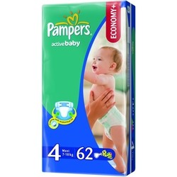 Pampers Active Baby 4 / 62 pcs
