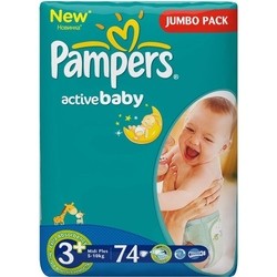 Pampers Active Baby 3+ / 21 pcs