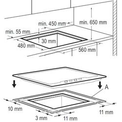 Zanussi ZGG 966414 C (черный)