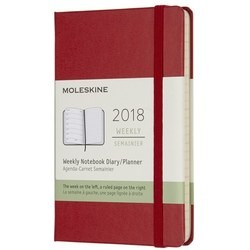 Moleskine Weekly Planner Pocket Red