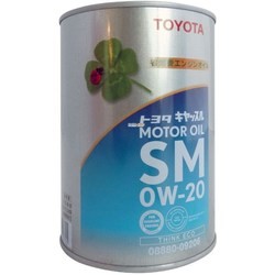 Toyota Motor Oil 0W-20 SM 1L