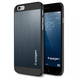 Spigen Aluminum Fit for iPhone 6 (синий)