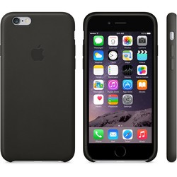 Apple Leather Case for iPhone 6 (черный)