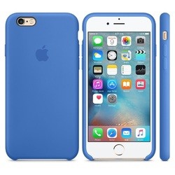 Apple Silicone Case for iPhone 6 Plus (синий)