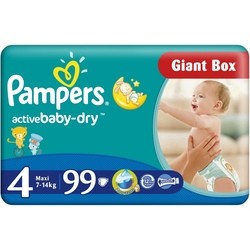 Pampers Active Baby-Dry 4 / 99 pcs