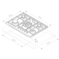 Korting HG 7115 CTRC (белый)