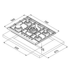 Korting HG 7115 CTRC (медный)