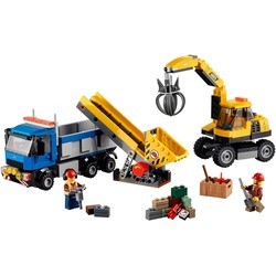 Lego Excavator and Truck 60075