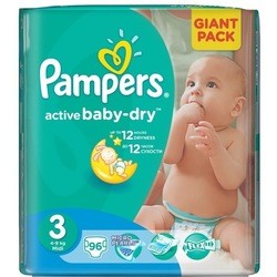 Pampers Active Baby-Dry 3 / 96 psc