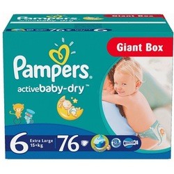 Pampers Active Baby-Dry 6 / 76 pcs