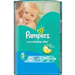 Pampers Active Baby-Dry 5 / 16 pcs