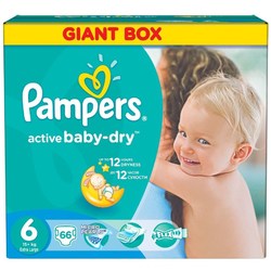 Pampers Active Baby-Dry 6 / 66 pcs