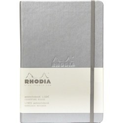Rhodia Ruled Webnotebook A5 Silver