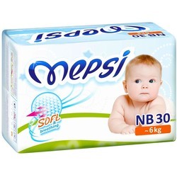 Mepsi Diapers Soft and Breathing NB / 30 pcs