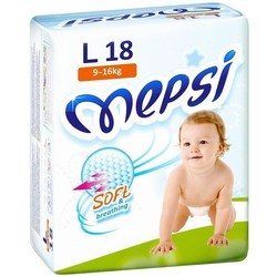 Mepsi Diapers Soft and Breathing L / 18 pcs