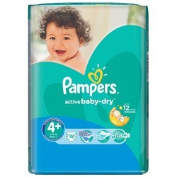 Pampers Active Baby-Dry 4 Plus / 18 pcs