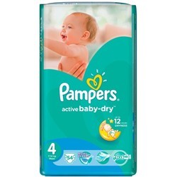 Pampers Active Baby-Dry 4 / 54 pcs