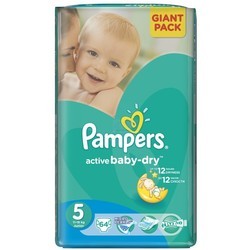 Pampers Active Baby-Dry 5 / 64 pcs