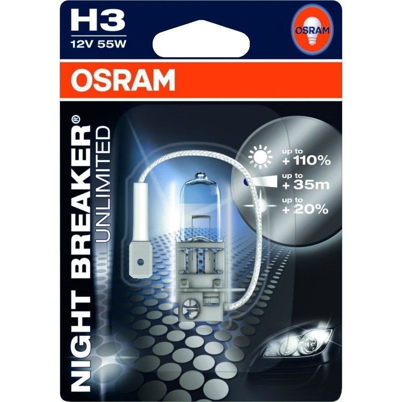 Osram Night Breaker Unlimited H3 64151NBU-01B
