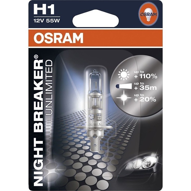 Osram Night Breaker Unlimited H4 64193NBU-01B