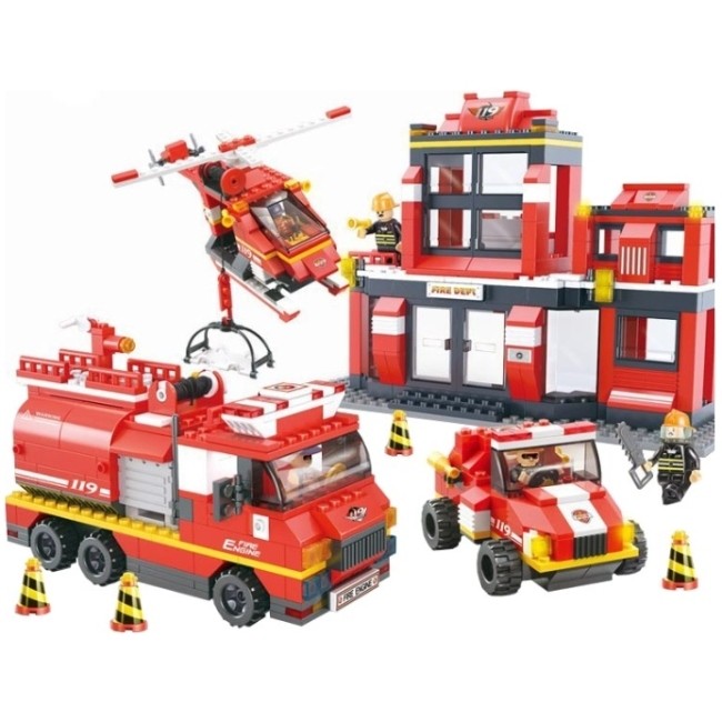 Sluban Fire Station Average Set M38-B0226